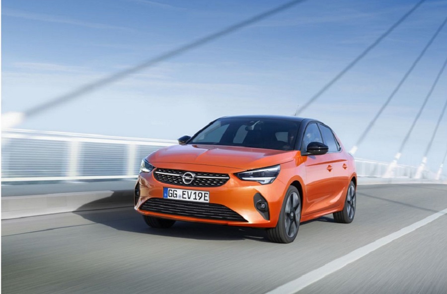 Πορτοκαλί OPEL CORSA-E
