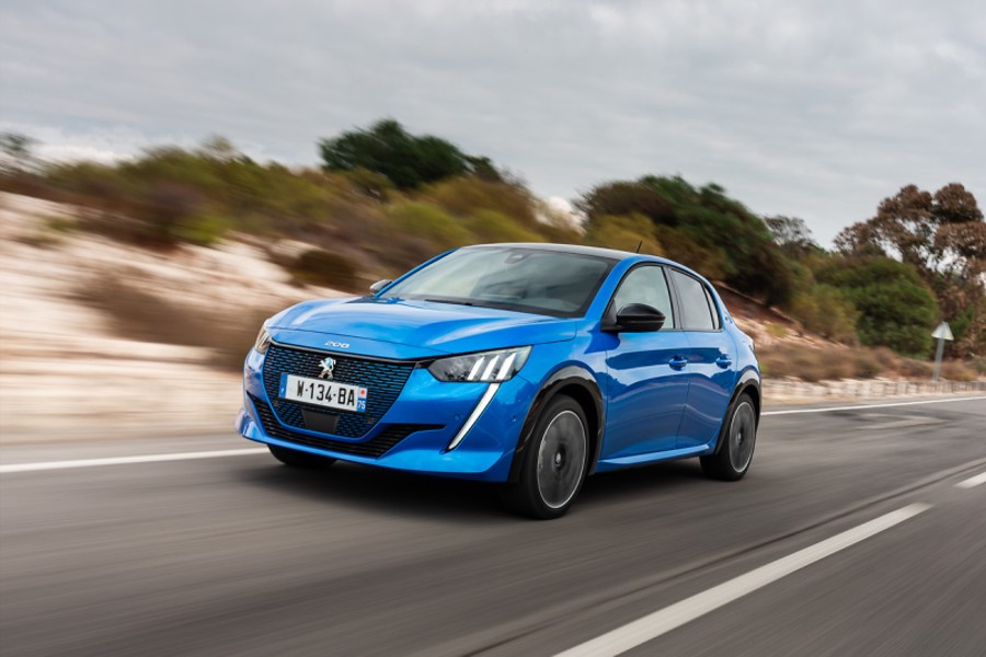 Μπλε Peugeot E-208 ACTIVE
