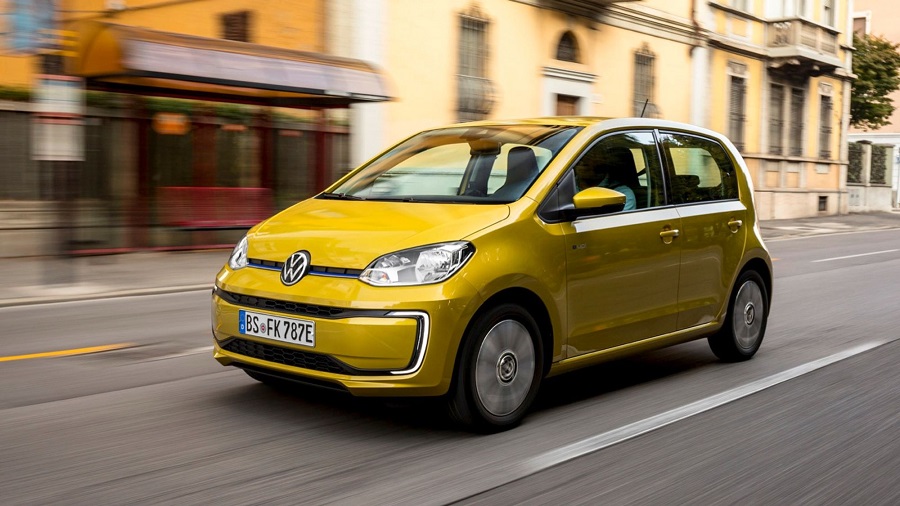 Κίτρινο Volkswagen e-Up