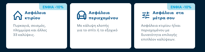 Πακέτα ασφαλίσεων σπιτιού COSMOTE Insurance